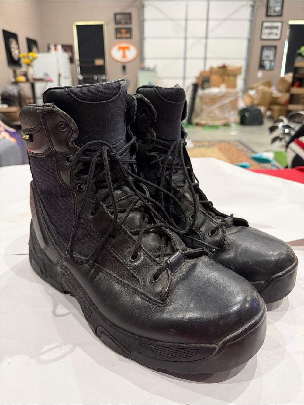 Danner Black Men's Tactical Lace-Up Boots